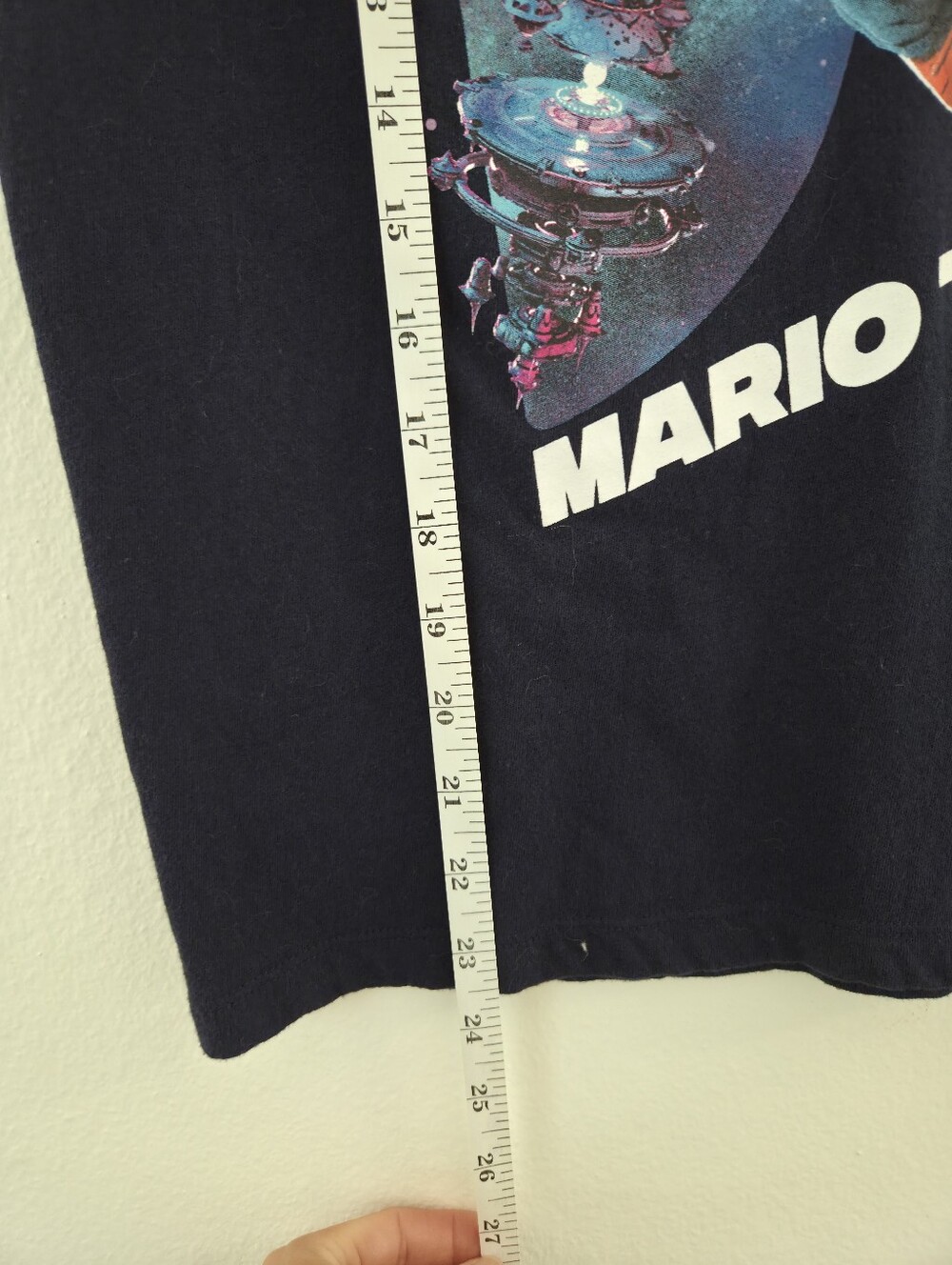 ​Old Navy Boys Large Super Mario Galaxy T Shirt Navy Blue Size 10-12 - Picture 10 of 12